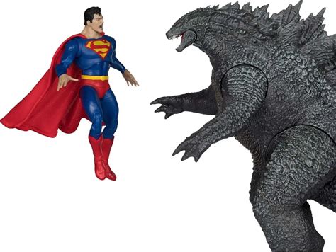 McFarlane Toys DC Multiverse Superman vs. Godzilla Deluxe Action Figure ...