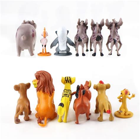 Buy 12pcs Cartoon The Lion Guard King Kion Simba PVC Action Figures ...