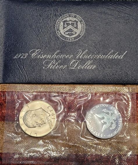 1973 Eisenhower Uncirculated Silver Dollar | GovDeals