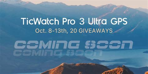Mobvoi preannuncia lo smartwatch TicWatch Pro 3 Ultra