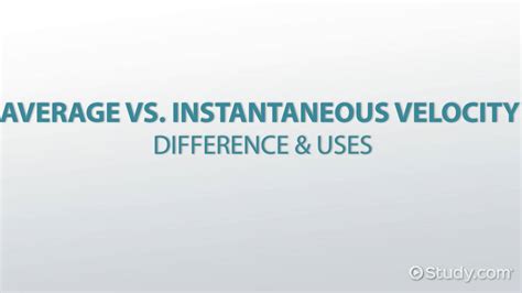 Image result for Instantaneous Speed Vs Average Speed