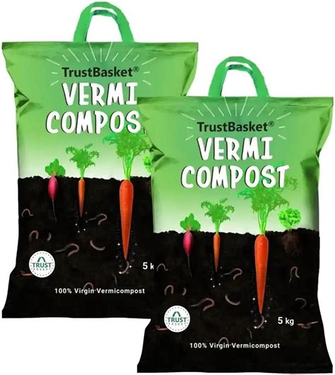 Green Roots Vermicompost Plant Manure 100% Organic Plant Nutrient for ...