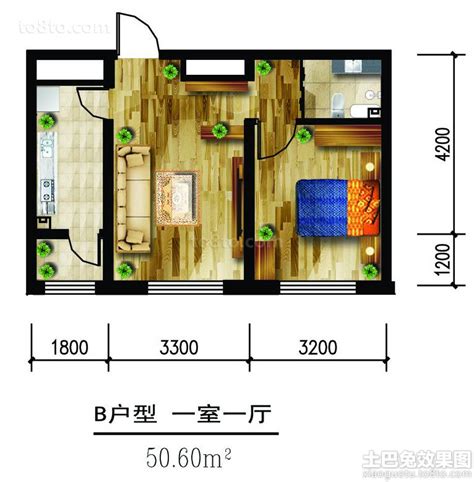 50平米的小户型二层别墅房屋设计图，主体8万起，经济实用_二层别墅设计图_鲁班设计图纸官网