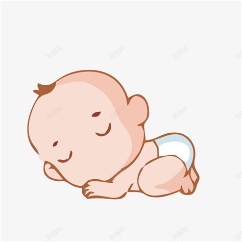 熟睡卡通婴儿手绘png图片免费下载-素材7mJkkqVUP-新图网