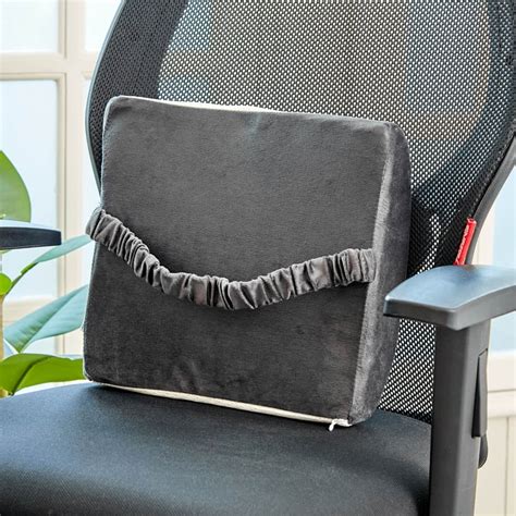 Buy Slumber Memory Foam Gel Lumbar Support Pillow - 32x30cm from Home ...