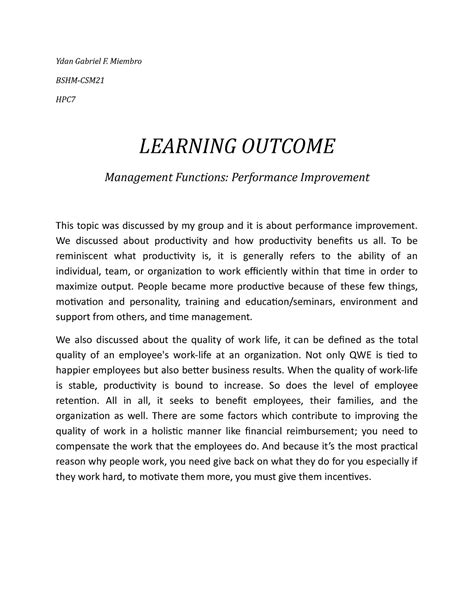 Performance Management Strategy Student Lecture 的图像结果