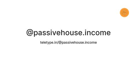 @passivehouse.income — Teletype