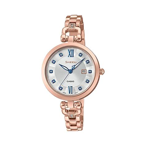 Casio Analog Silver Dial Women's Watch-SHE-4055PG-7AUDF (SX257 ...