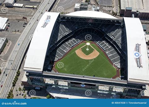 Chase Field editorial stock photo. Image of aerial, open - 40047838