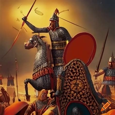 Epic painting of the final defense of the byzantine empire on Craiyon