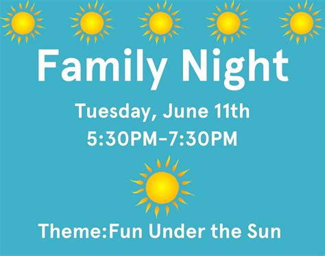 Family Night , 6240 East Whitestown Pkwy, Whitestown, IN, 11 June 2024 ...