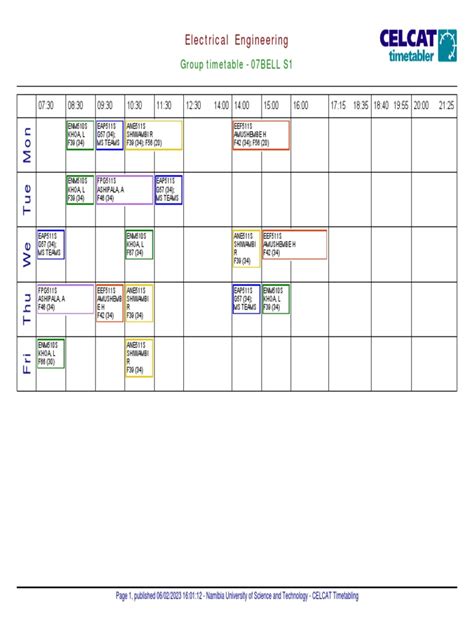 Image result for Schedule for Study Fe Electrical and Computer