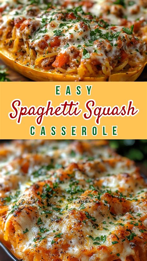 Easy spaghetti squash casserole – Artofit
