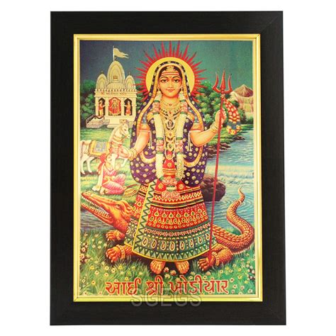 SHREE GANESH ENTERPRISE GIFTING SOLUTIONS Goddess Khodiyar Mata Gold ...