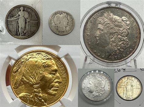 Quality Coin Collection. Morgan Dollars, Gold Coins