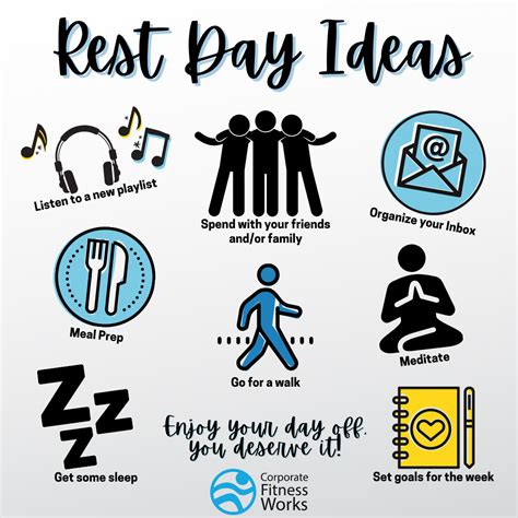 Rest Day Ideas | Rest day quotes, Rest days, Fitness quotes