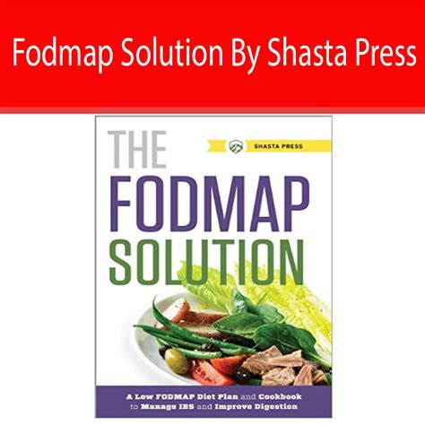 FODMAP Solution By Shasta Press A Low FODMAP Diet India | Ubuy