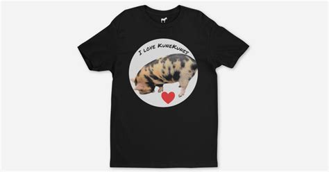 I love KuneKune Pigs by James Grady II | T-shirts | Sticker Mule India
