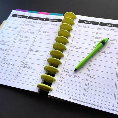 Planner Template for OneNote 的图像结果