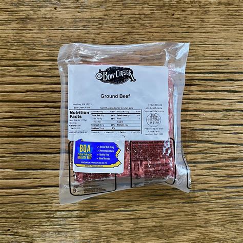Ground Beef 1 lb Pack | Bow Creek Farm