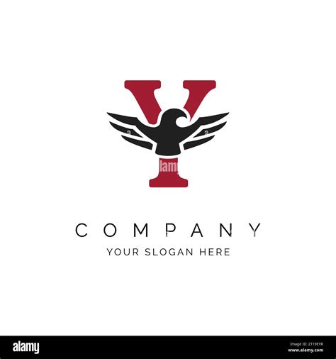 Y Letter Logo, Eagle wings logo, Falcon Logo Template vector illustration design Icon Symbol ...