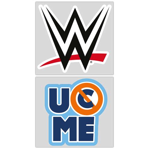 WWE John Cena Dual Sticker Set - 2 x 15cm