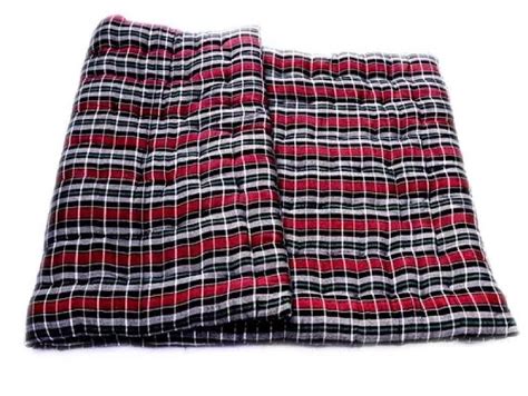 H B MSALA (DEVICE) Soft Single Bed Cotton Filled Quilt Mattress Gadda ...
