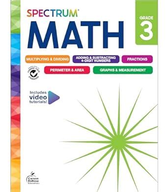 Spectrum Math, Grade 3 : Amazon.in: Books