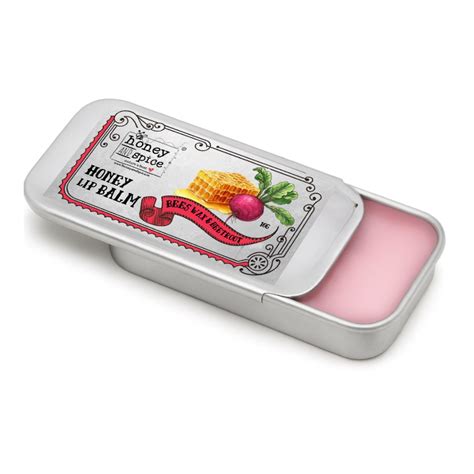 Honey Lip Balm – with Beeswax and Beetroot – Honey and Spice