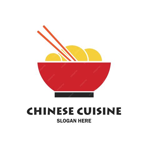 Logo et emblème restaurant chinois | Vecteur Premium