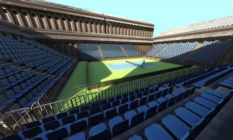 PBR Game 3D Models – Vr Tennis Court – 3DSky Model Free