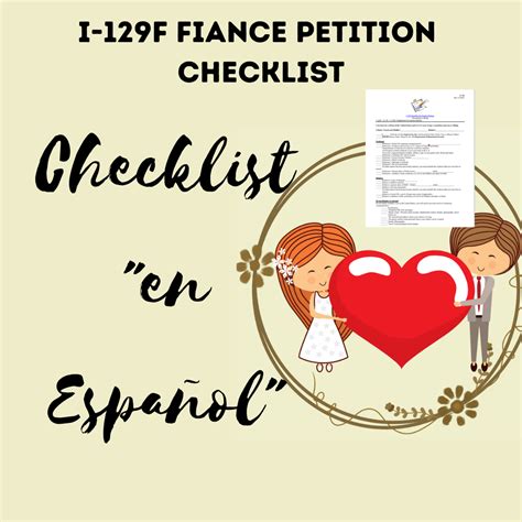 I129f Petition for Fiance - Checklist in Spanish – ImmigrationFormPrep