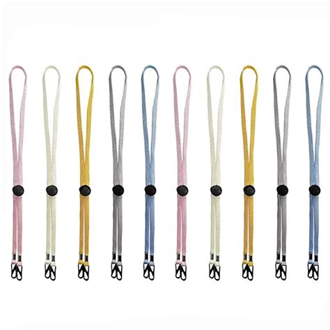 Webbing Neck Strap, Chain Lanyard Strap, Adjustable Hanging Mask ...