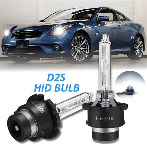 D2S HID Xenon Bulbs for Infiniti G37 2008-2013 High Low Beam Headlight ...