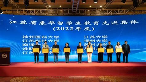我校荣获2022年度“江苏省来华留学生教育先进集体”