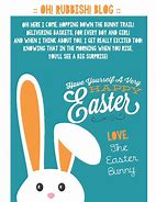 Image result for Easter Bunny Letter Printable