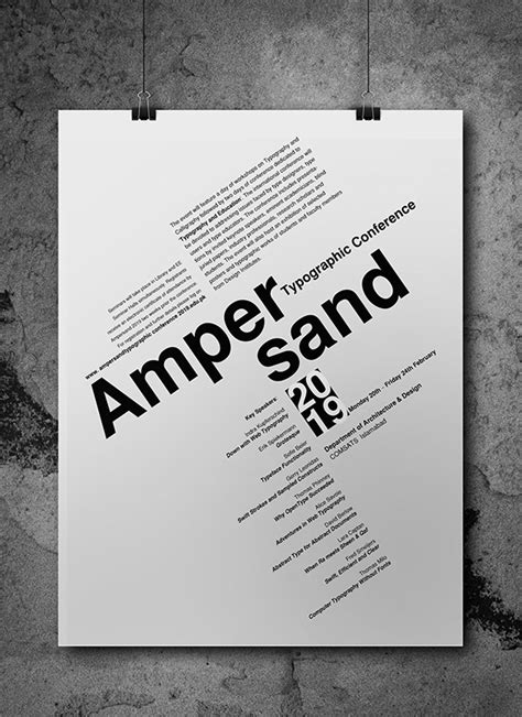 Typography Poster Design on Behance