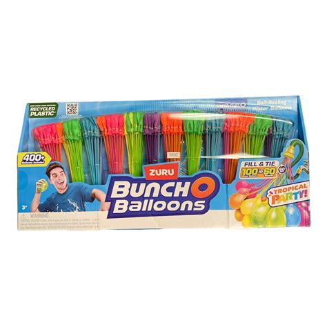 ZURU Bunch O Balloons 400+ Rapid-Fill Self-Tying Recyclable Water ...