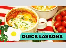 Resep Quick Lasagna   YouTube