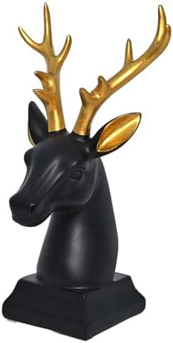 Buy Cortina Ceramic Black Deer Statue for Home Decor - Aesthetic Home ...