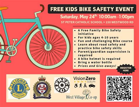 Free Kids Bike Safety Event, 150 Westwood Rd, Guelph, ON N1H 7G1 ...