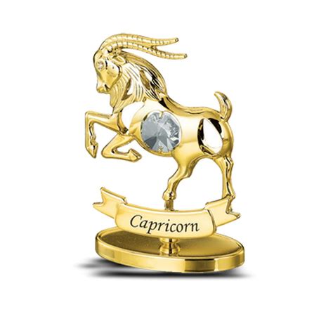 Zodiac Power Gold Plated Capricorn Sign Showpiece for Home Décor - Gift ...