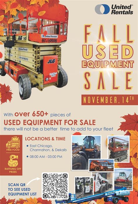 ? United Rentals Fall Yard Sale - Chicago Edition! ? C, Channahon ...