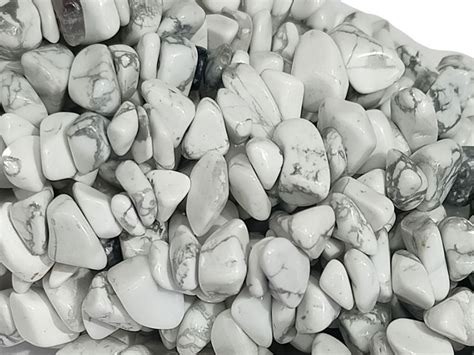 Shadow Black & White Glossy Uncut Stone Beads