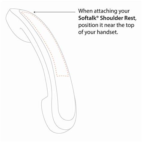 Softalk Antibacterial Black Phone Shoulder Rest | Landline Telephone ...