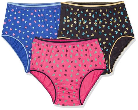 Buy Rupa Jon Girl's Quilted Panty (Pack of 3) (All Over Print IE ...