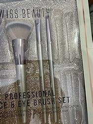 Swiss Beauty Professional Face & Eye Brush Set of 6 | Synthetic Fibres ...