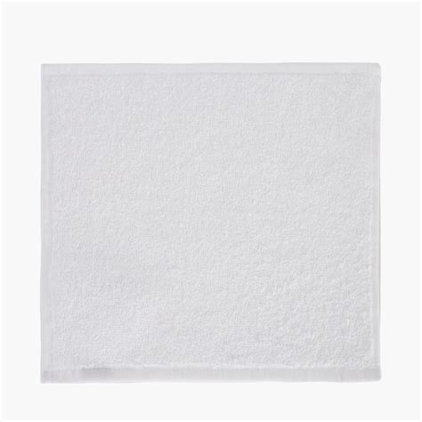 Buy MASPAR White Cotton Ultra Soft Soft Face Towel - 30x30cm from ...