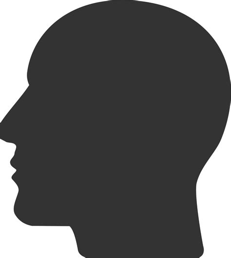 Human Head Face Silhouette Clip Art Man Silhouette Png