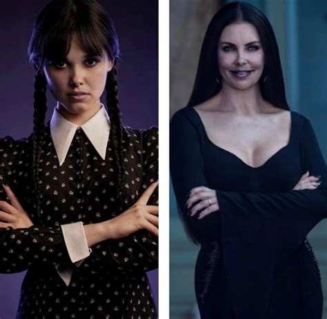 Wednesday and Morticia Addams by pdowling98 on DeviantArt